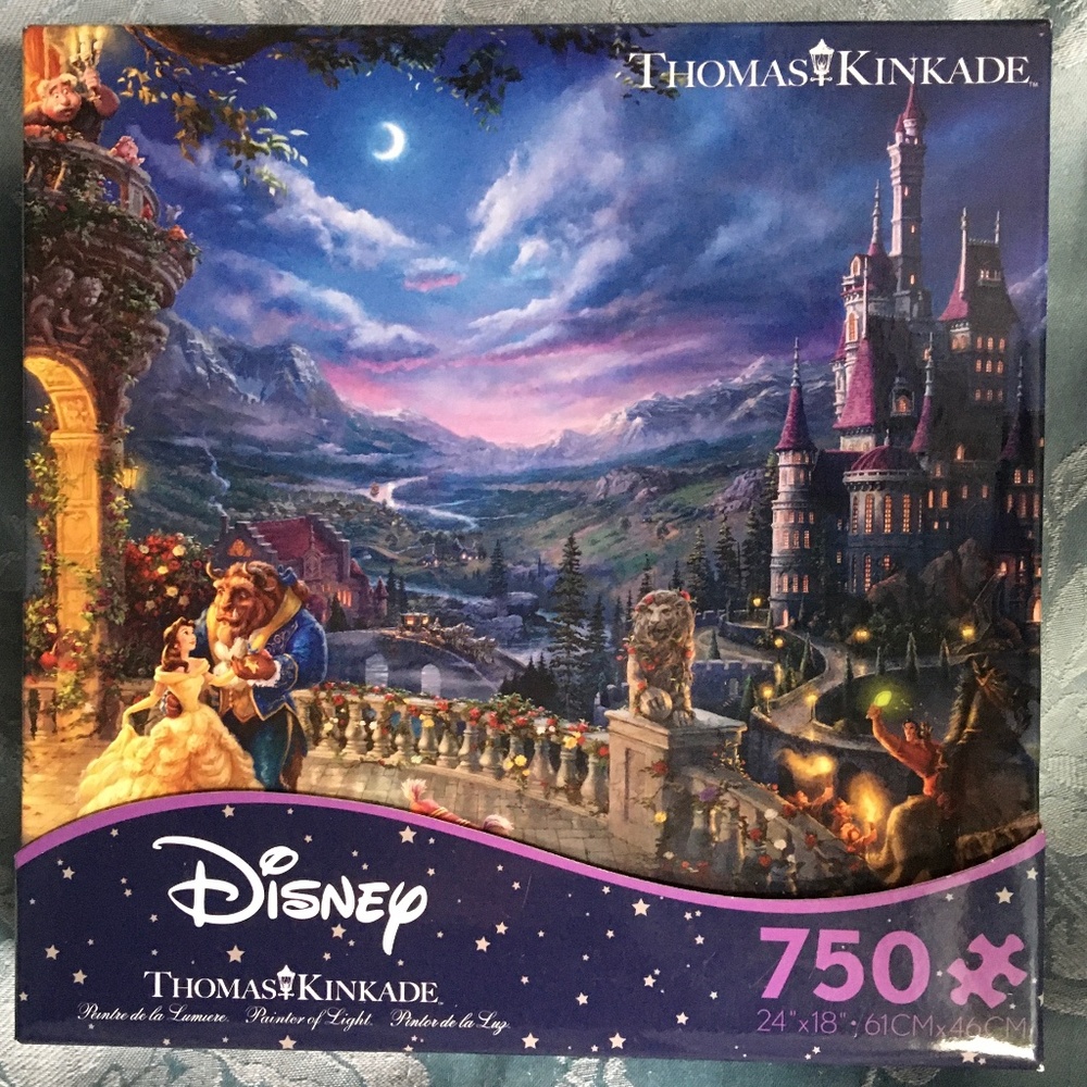 Disney Thomas Kinkade Beauty & Beast Puzzle